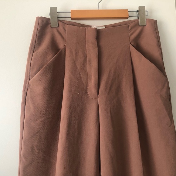 ARITZIA WILFRED CHAMBREY NUTMEG TROUSER PANT SIZE 10 - Picture 5 of 11